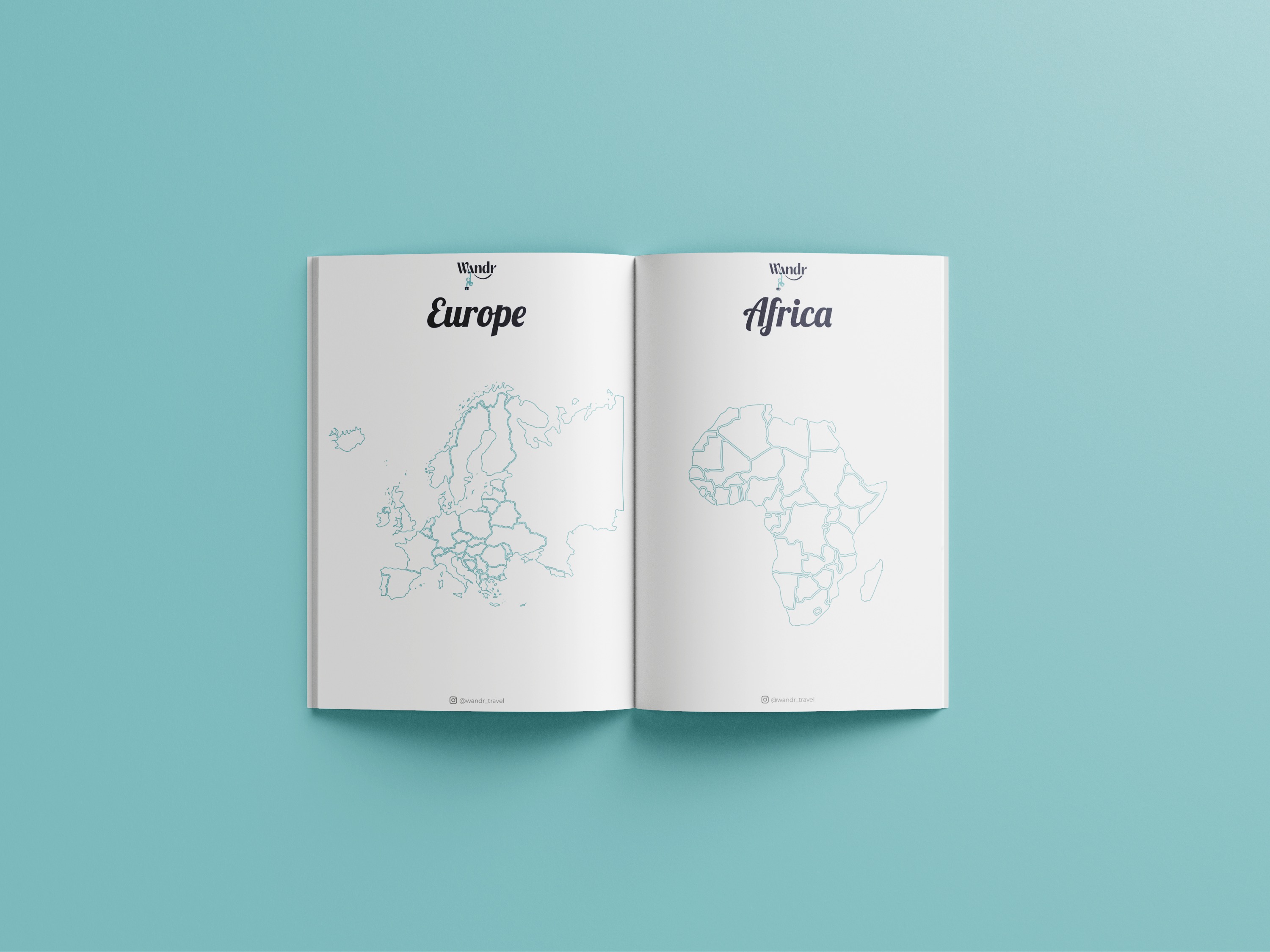 Карта на Европа и Африка